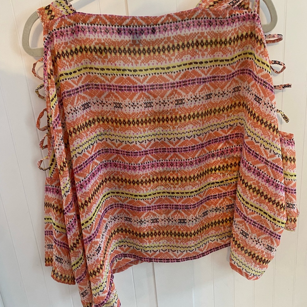 VTG Y2K Sheer Rock & Republic Top M - Picture 4 of 4